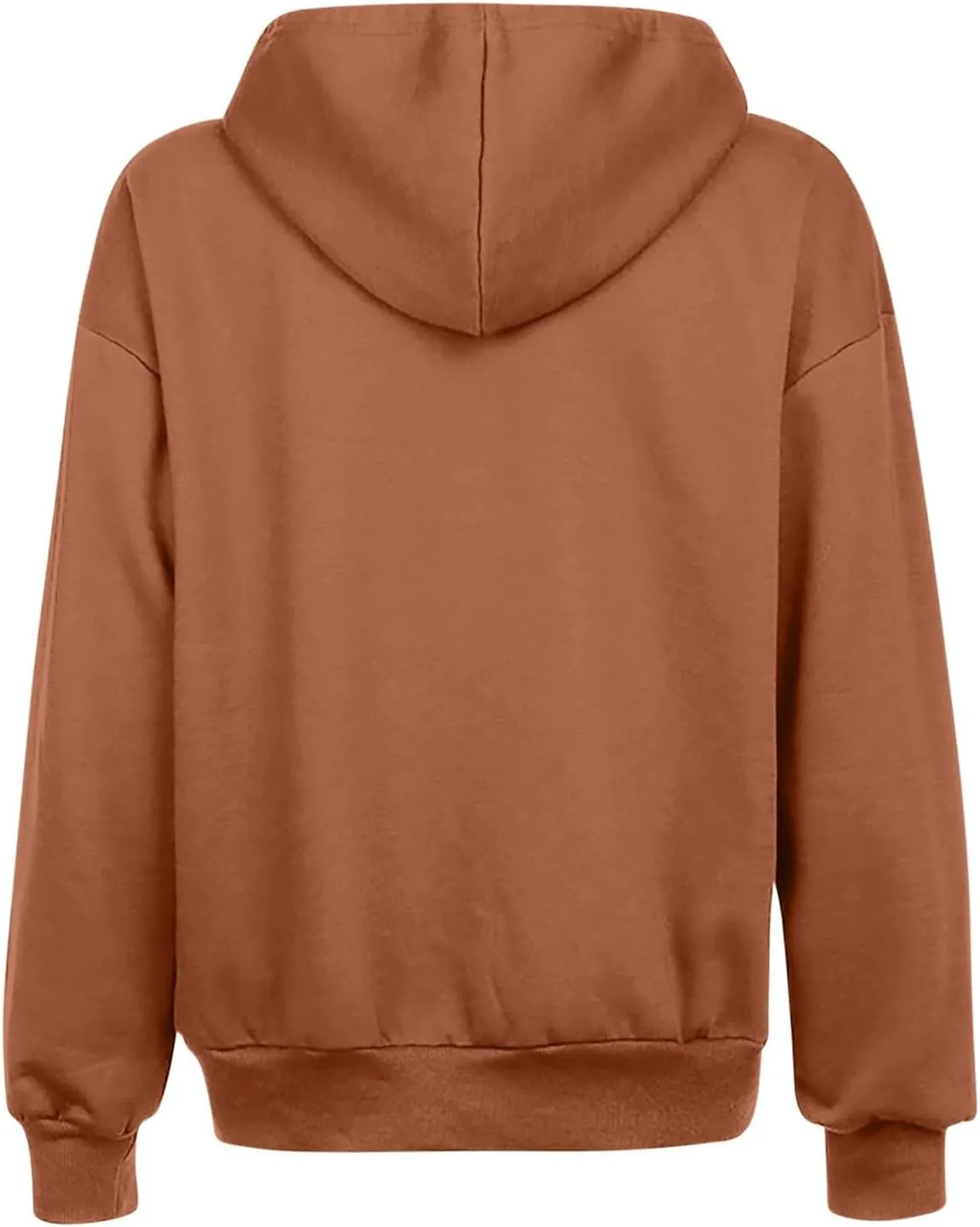 TANGNADE Women's Zip Up Hoodies Drawstring Fall Jacket Oversized Casual Sweatshirts Pullover with Pocket 2024 Winter Clothes