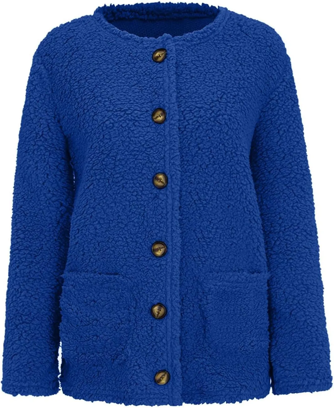 Winter Coats for Women 2024 Soft Fleece Jacket Fuzzy Sherpa Open Front Cardigan Fleece Jacket Winter Warm Casual Coats