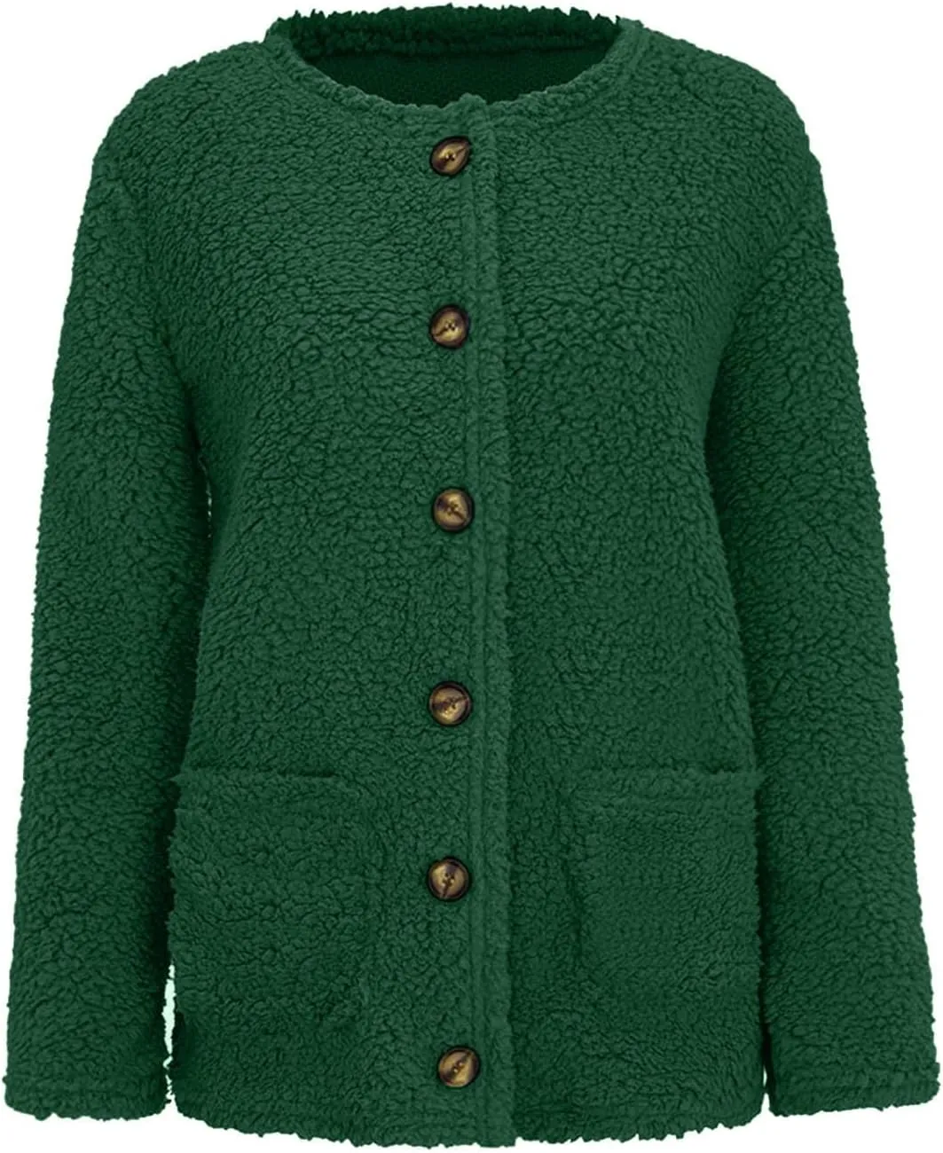 Winter Coats for Women 2024 Soft Fleece Jacket Fuzzy Sherpa Open Front Cardigan Fleece Jacket Winter Warm Casual Coats