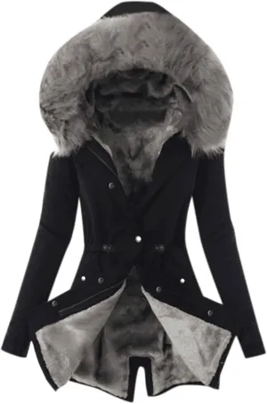 Winter Coats for Women Puffer Down Outerwear Long Sleeve Casual Coats Warm Mid Long Outfits with Pocket 2024