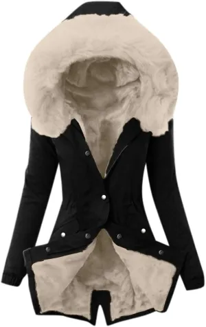 Winter Coats for Women Puffer Down Outerwear Long Sleeve Casual Coats Warm Mid Long Outfits with Pocket 2024