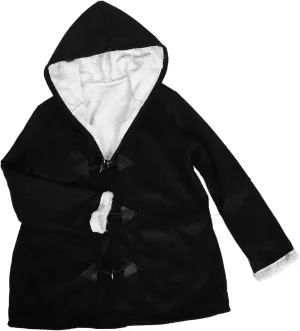 Winter Warm Women's Jacket Hooded Fleece Horn Button Cozy Cotton Outerwear Fashion Coats for Women