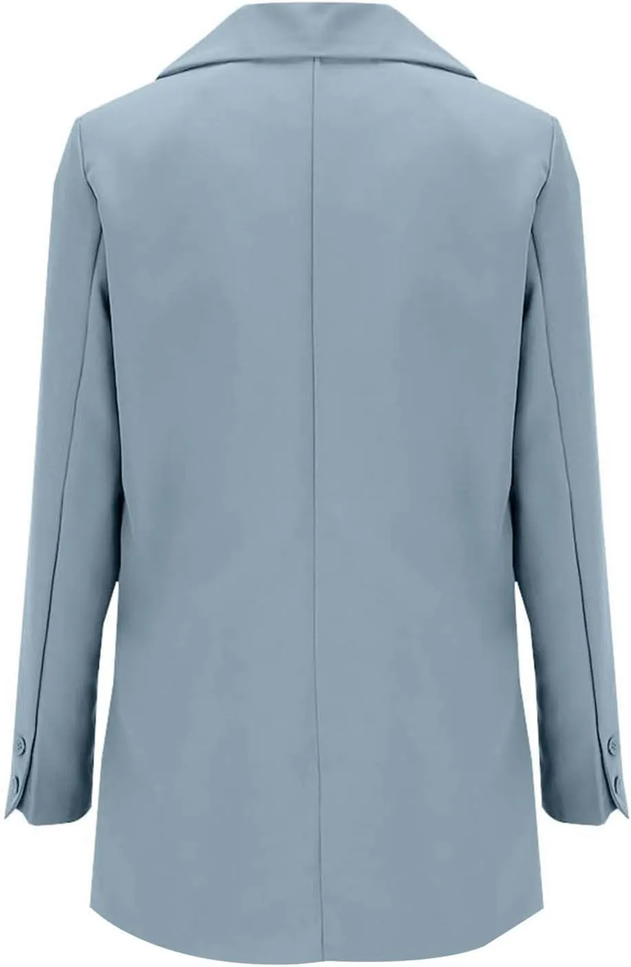 Women Open Front Blazers 2024 Sleeve Front Notched Collar Suit Cardigan Cardigan Fall Fashion Work Office Blazer