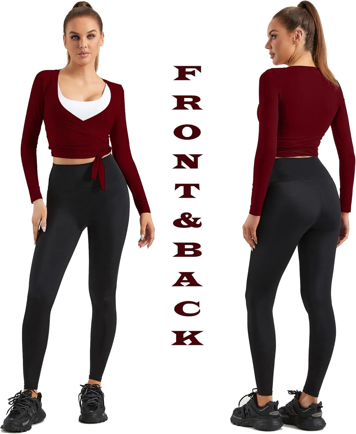 Women Tie Front Shrug Long Sleeve Bolero Cardigan Lightweight Casual Tops