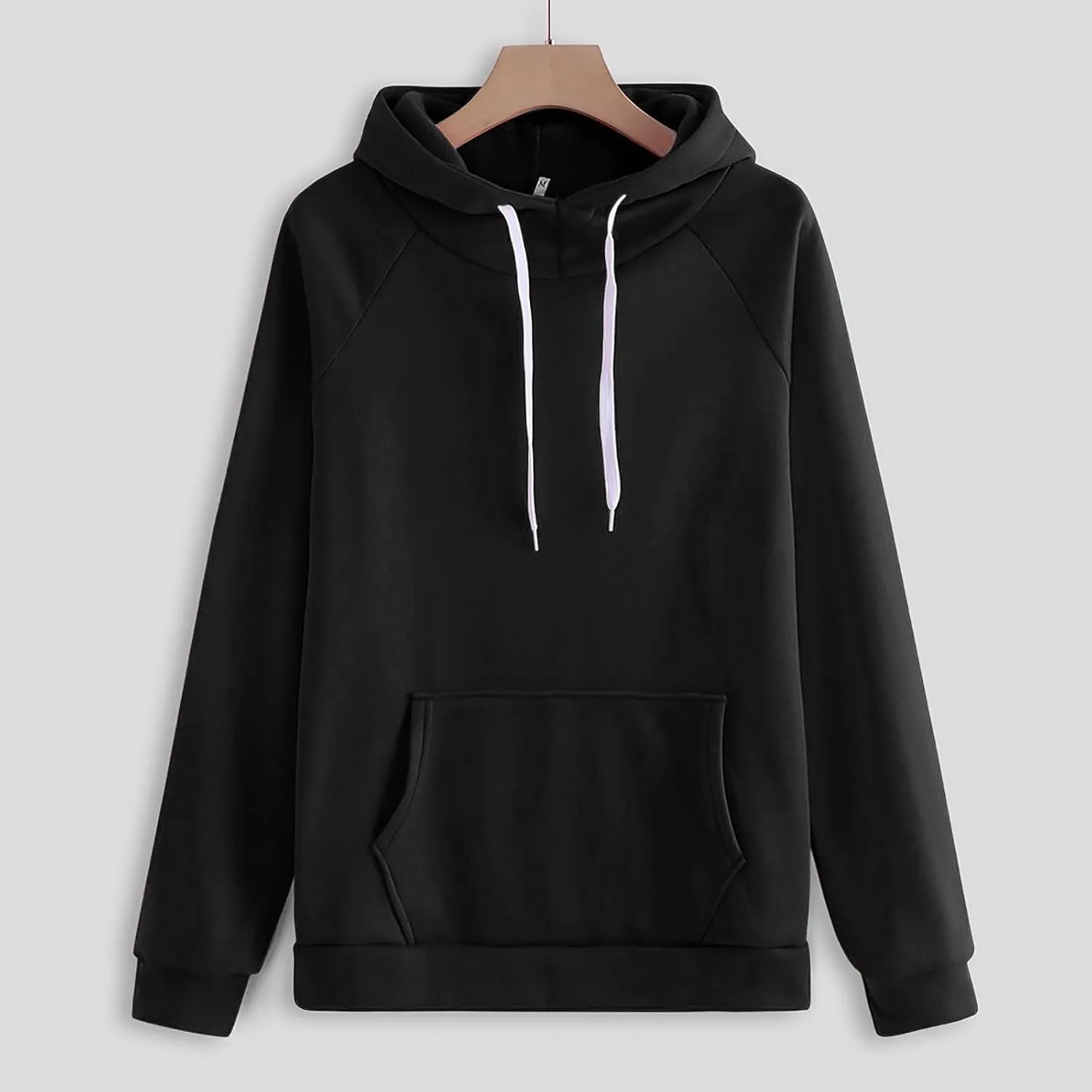 Womens 2 Piece Sweatsuit Trendy Oversize Long Sleeve Hoodie Baggy Pants Lounge Set Solid Athletic Tracksuit