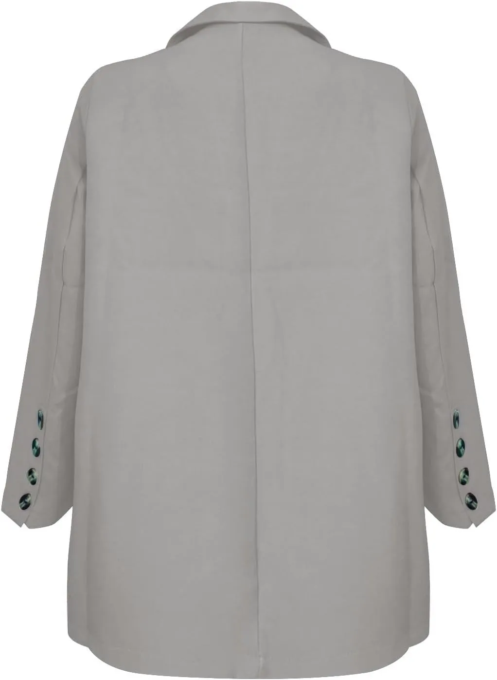 Women's Casual Blazers Business Lightweight Button Down Long Sleeve Jacket Open Front Blazer Summer Cardigan Work Suit
