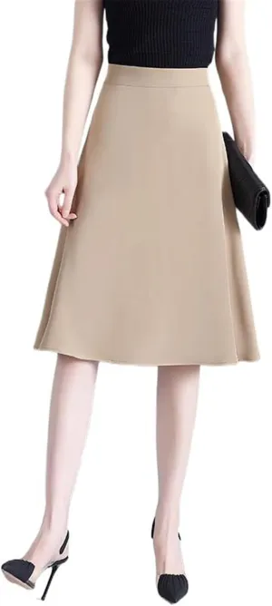 Women's Skirt Fall Wool Pencil Skirts for Women