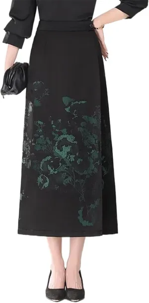 Women's Skirt Spring Satin Pencil Skirts for Women