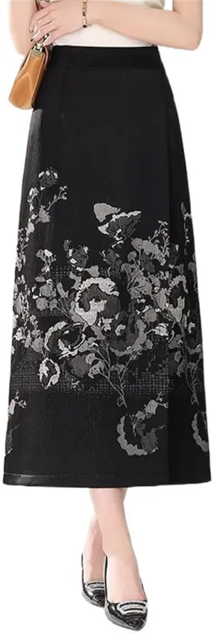 Women's Skirt Spring Satin Pencil Skirts for Women