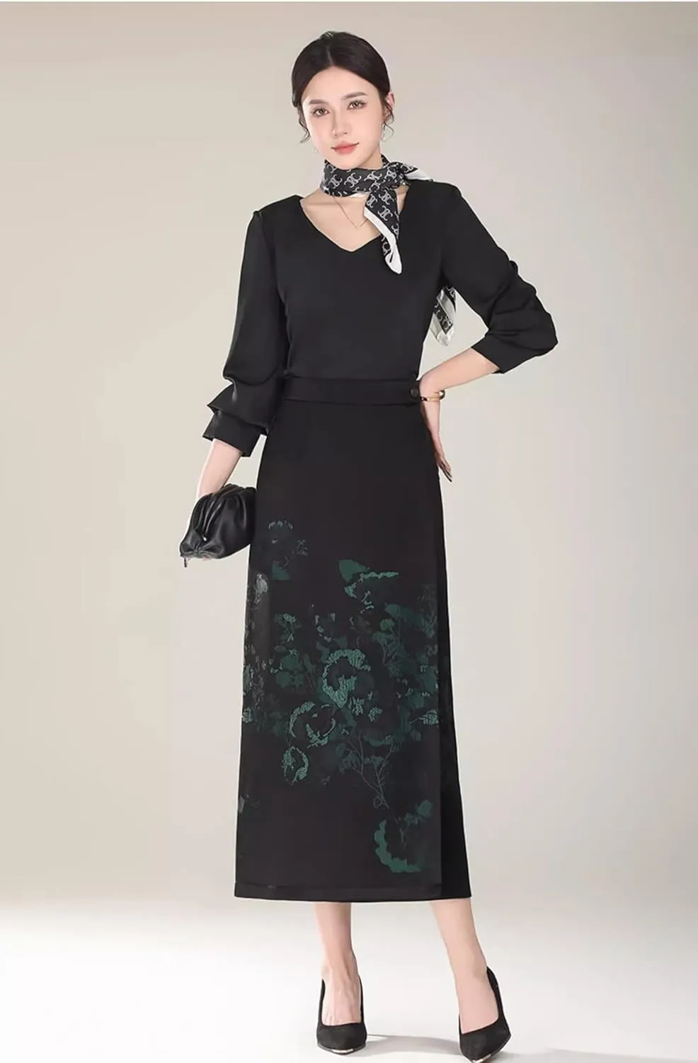 Women's Skirt Spring Satin Pencil Skirts for Women