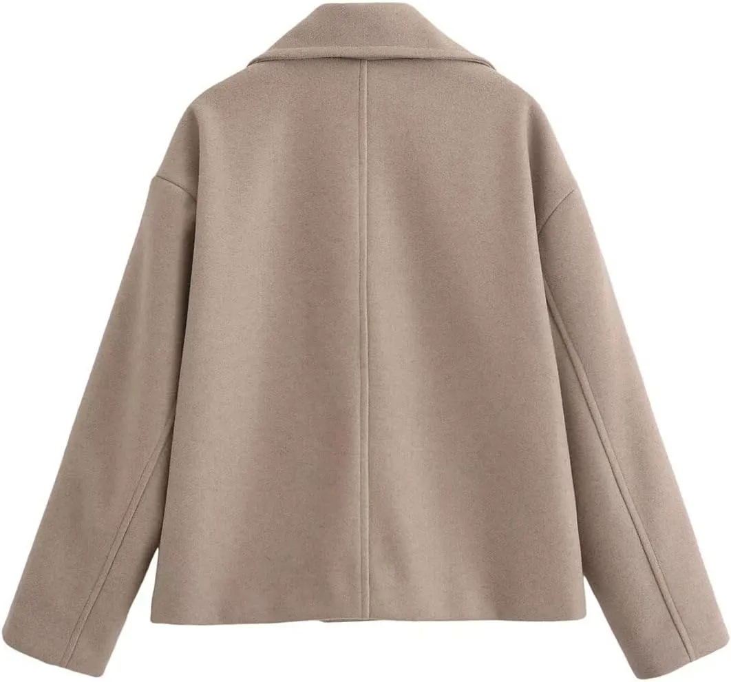 Women's Spring Women's Mid-Length Hooded Workwear Style Trench Coat