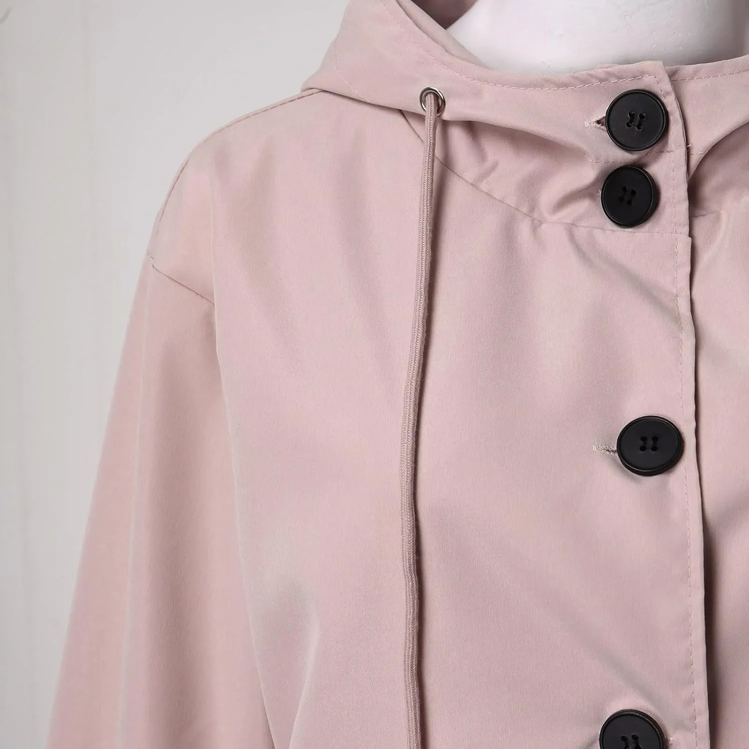 Womens Wool Blend Long Pea Coats Jackets Slim Fit Open Front Outerwear Casual Winter Overcoats