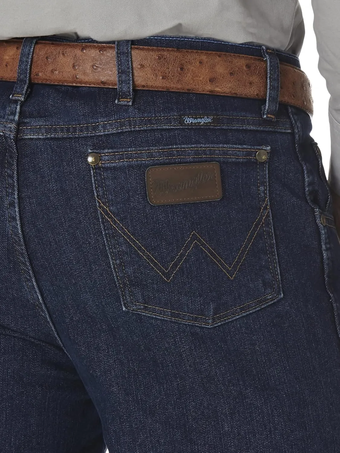 Wrangler Men's Premium Performance Cowboy Cut Advanced Comfort Wicking Slim Fit Jeans