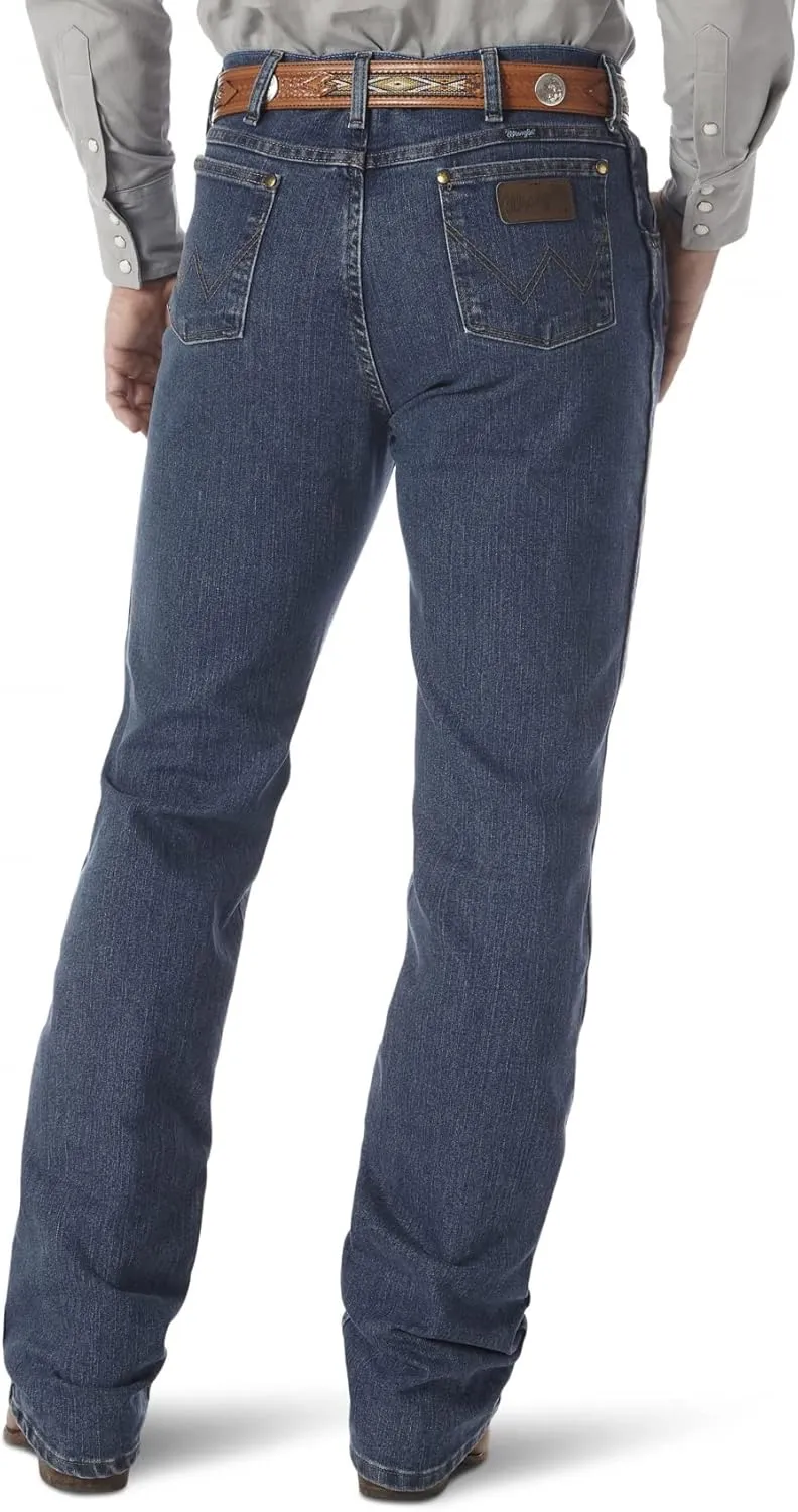 Wrangler Men's Premium Performance Cowboy Cut Advanced Comfort Wicking Slim Fit Jeans