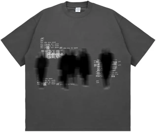 Y2k Graphic Tees Men Streetwear Vintage Oversized Tshirts Unisex Summer Casual Tops