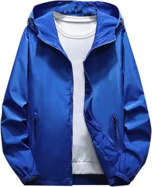 Ymosrh Fashion Coats for Men Men's Autumn Winter Casual Color Plus Size Hoodie Zipper Outdoor Sport Coat Coats