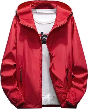 Ymosrh Fashion Coats for Men Men's Autumn Winter Casual Color Plus Size Hoodie Zipper Outdoor Sport Coat Coats