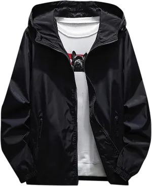 Ymosrh Fashion Coats for Men Men's Autumn Winter Casual Color Plus Size Hoodie Zipper Outdoor Sport Coat Coats