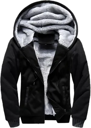 Ymosrh Fashion Coats for Men Men‘S Zipper Pullover Long Sleeve Hooded Sweatshirt Tops Blouse Mens Coats and Jackets