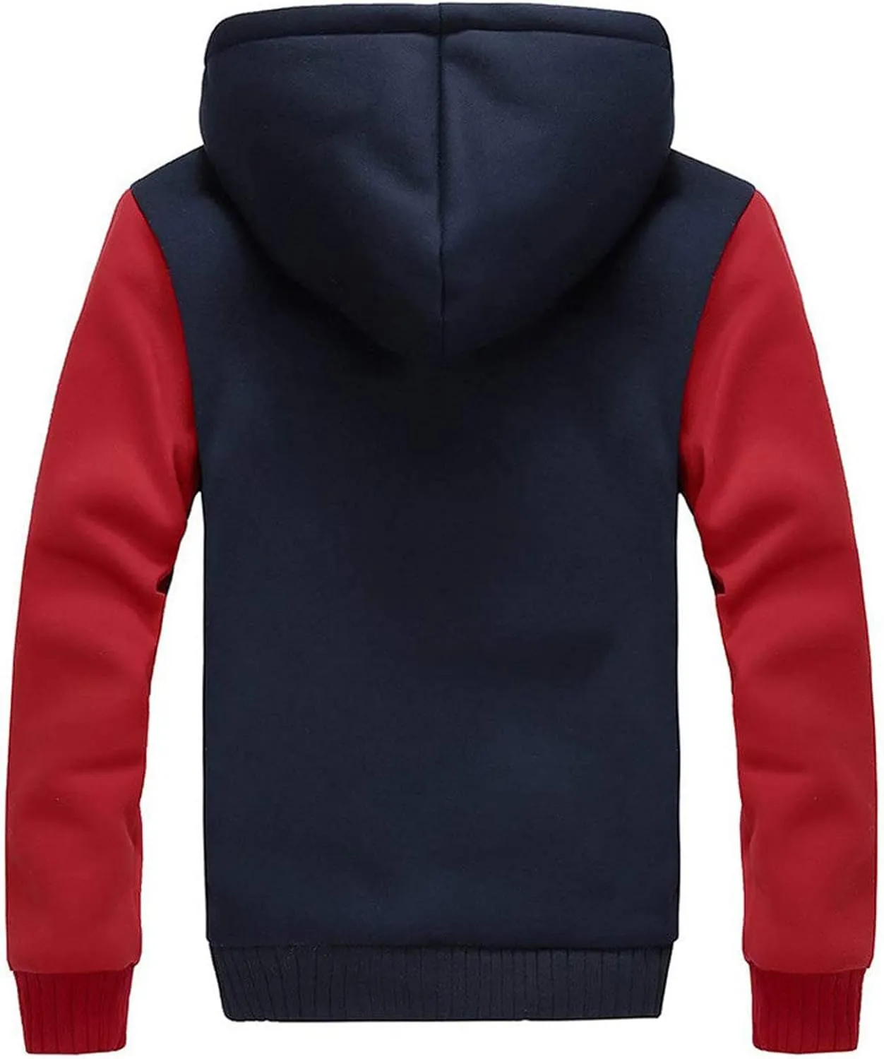 Ymosrh Fashion Coats for Men Men‘S Zipper Pullover Long Sleeve Hooded Sweatshirt Tops Blouse Mens Coats and Jackets