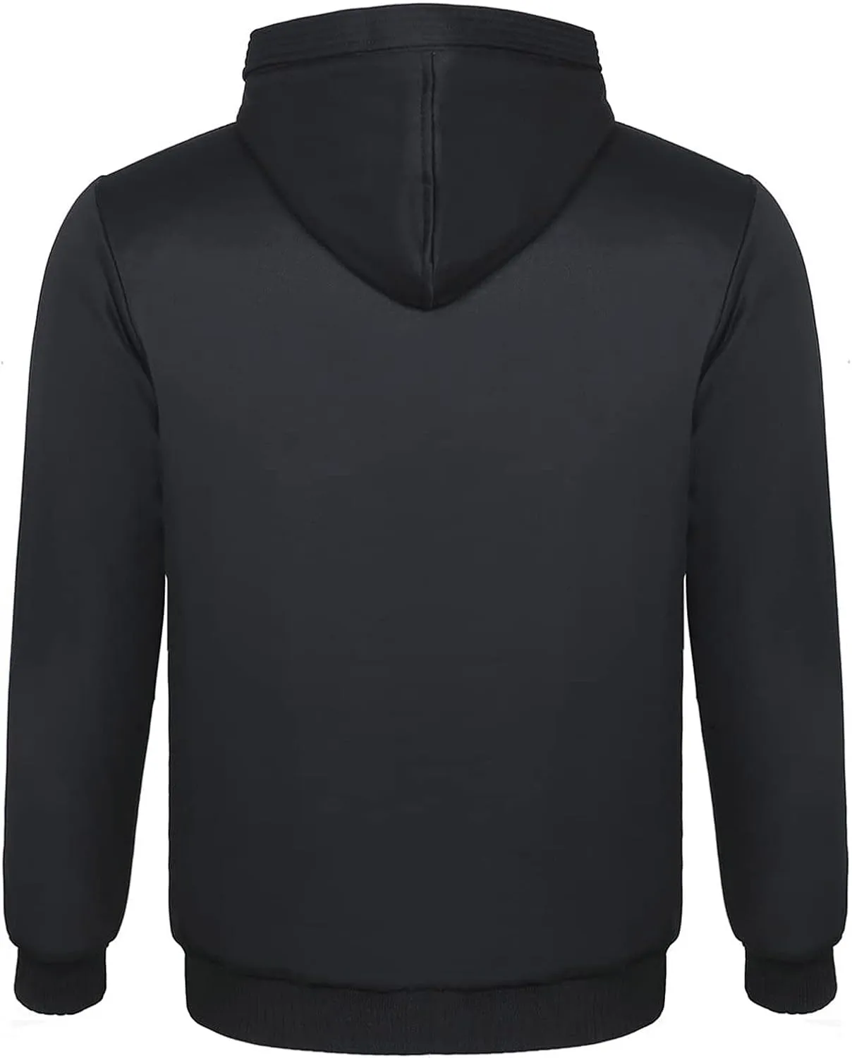 Ymosrh Fashion Coats for Men Men‘S Zipper Pullover Long Sleeve Hooded Sweatshirt Tops Blouse Mens Coats and Jackets