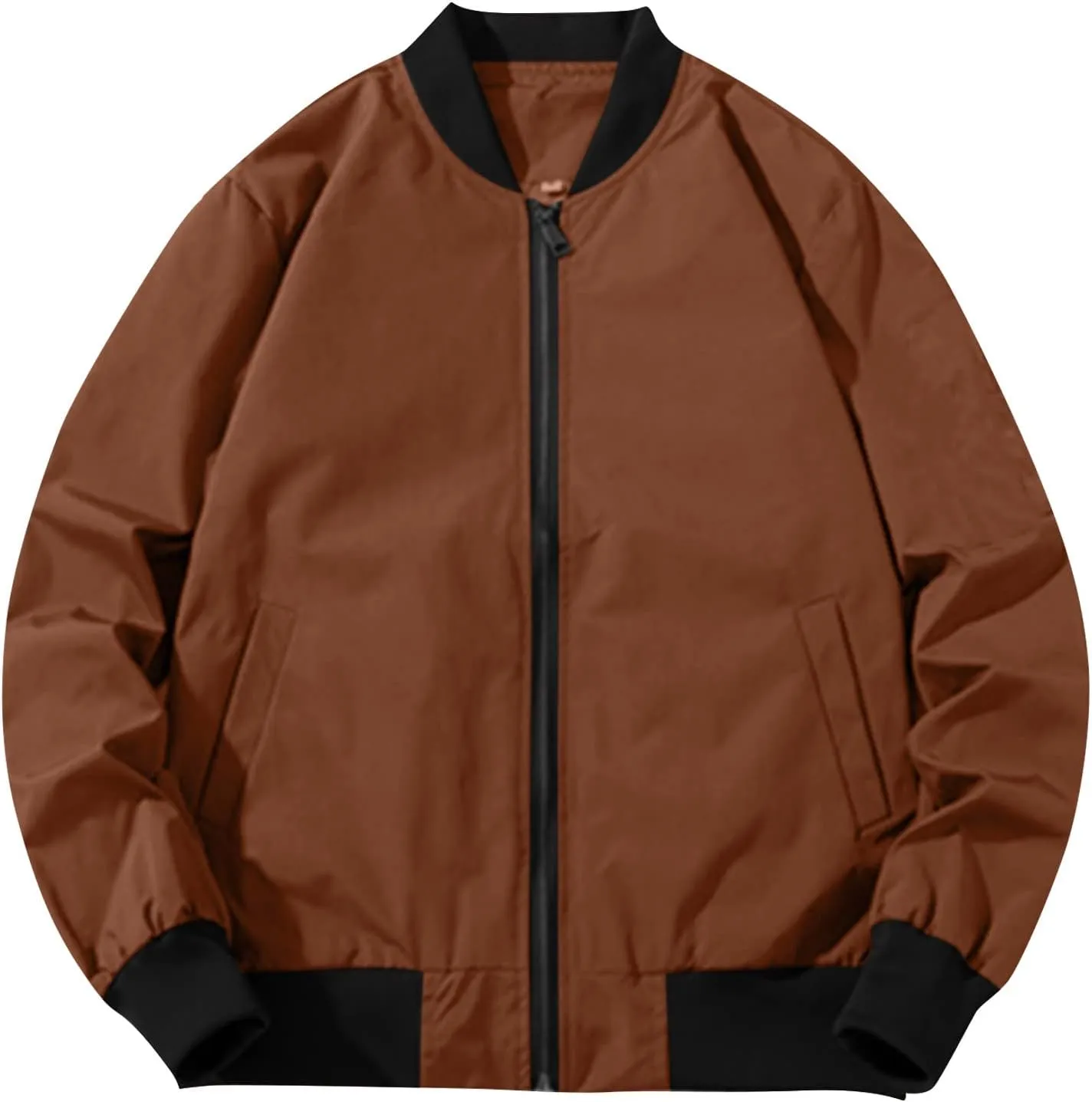 Ymosrh Jackets for Men Flight Bomber Jacket Spring Fall Causal Softshell Windbreaker Coat Outerwear Fashion Coats