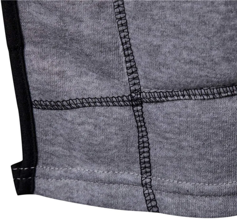 Ymosrh Men's Coat Hooded Cardigan Shawl Collar Lightweight Open Front Overcoat with Pockets Casual Coats Jackets, M-2XL